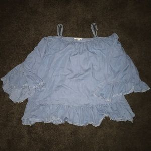 Charming Charlie ruffle blouse